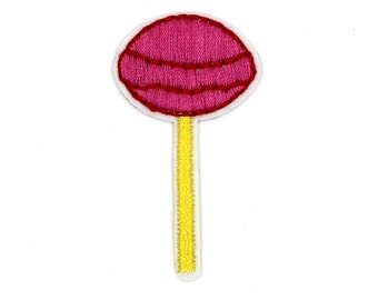 Lollipop Patch Sew On / Iron On DIY Patch Embroidered Applique 2.8x5.1cm - RP571