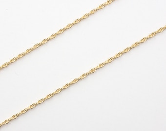 14k Gold Filled 1.8mm Rope Chain, Made in America