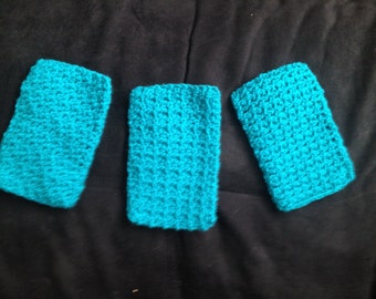 Crocheted Eye Glass Cases - Set of 3