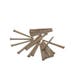 20 Square Head Nails, Finish Nails, 2" Vintage Square Nails, Period Restoration Hardware, Rustic Decor, Rusty Metal, Old Cut Nails E001