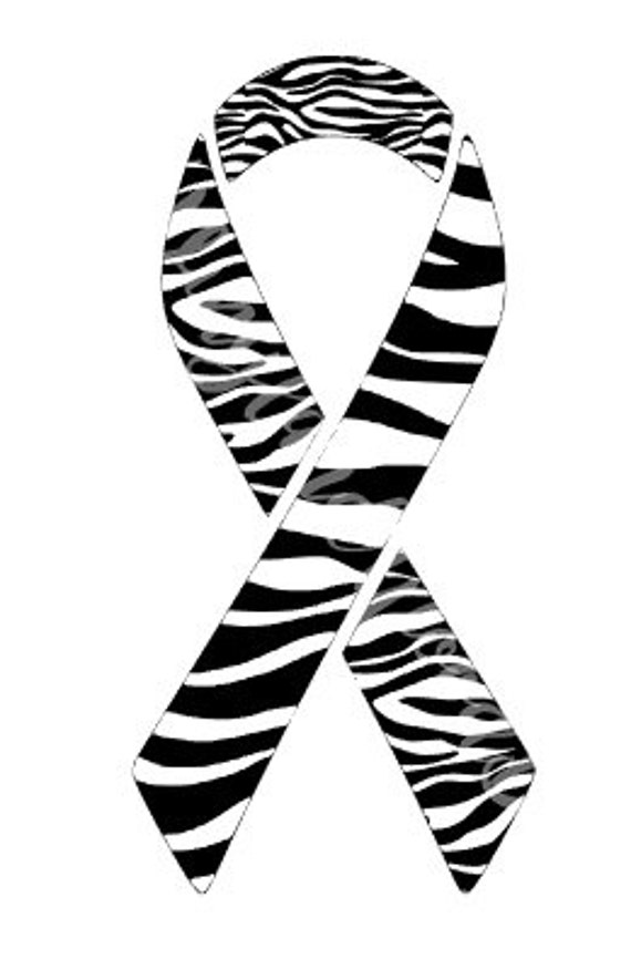 carcinoid-cancer-ribbon-decal-zebra-pattern-ribbon-car