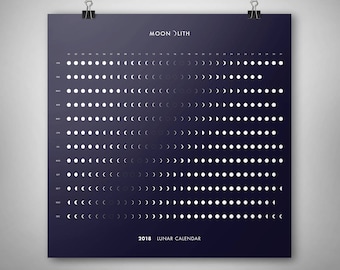 Moonolith Lunar Calendar 2018