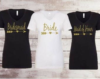 Bride Bridesmaid Maid of honor