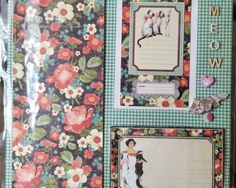 The Truth About Cats & Dogs 2 Page Pre-made Scrapbook