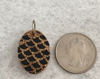Gold Fishscale pendant
