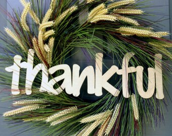 Thanksgiving Wheat Wreath