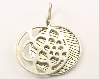 Vintage Double Pendant 925 Sterling Silver PD 2349