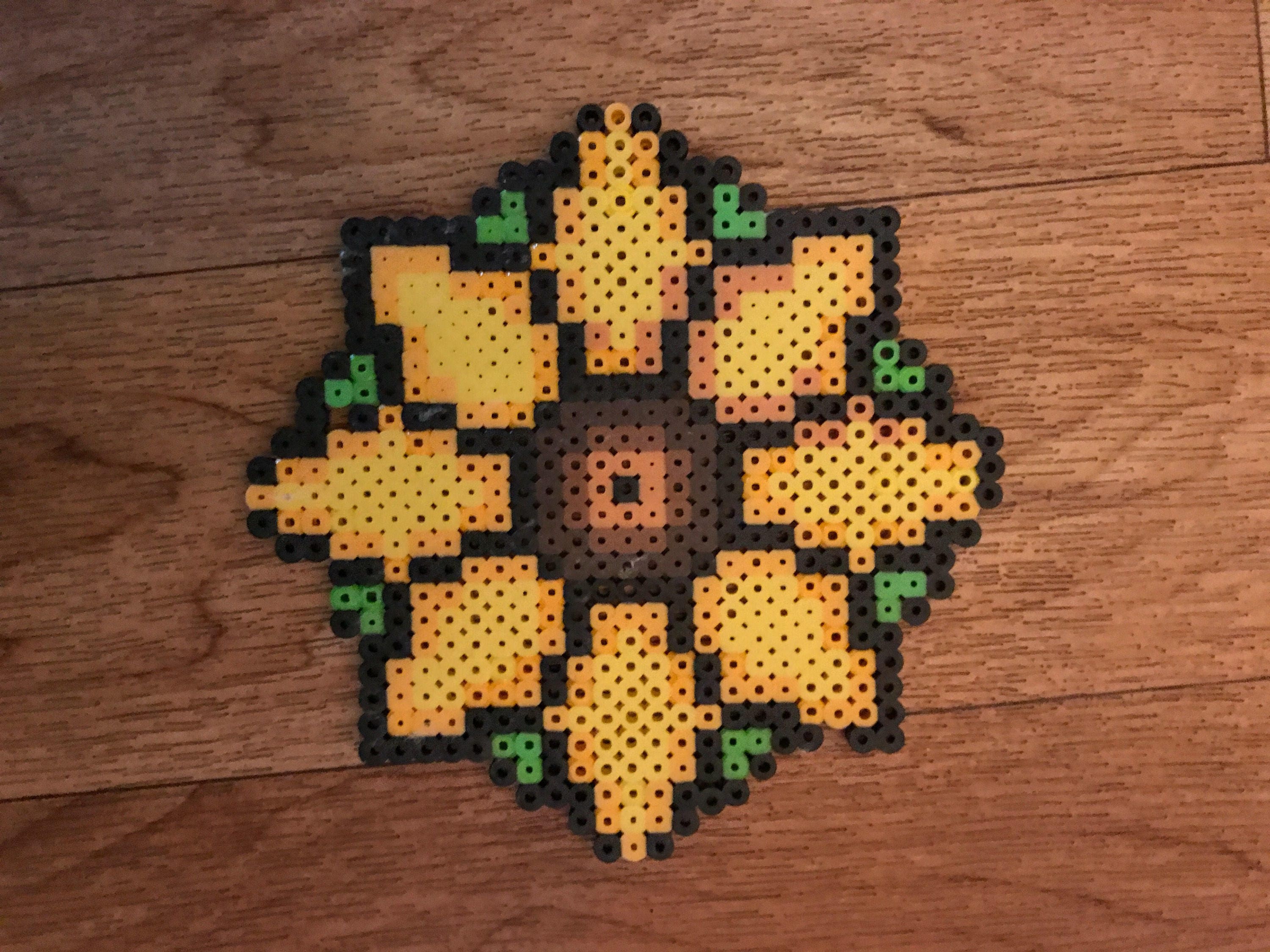 Sunflower Perler Bead