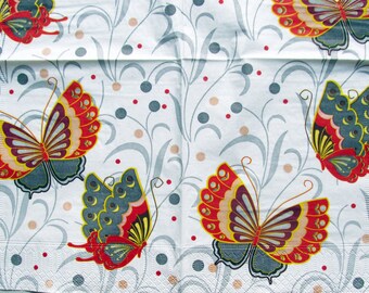 decoupage paper napkins Decoupage paper Napkin for decoupage butterflies