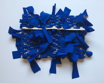 Cobalt Blue Handwoven Clutch Purse