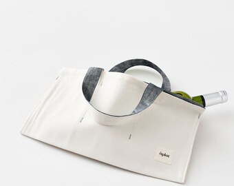 Vin Horizontal Tote | Chambray