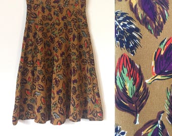 90s Fall Feather Skirt