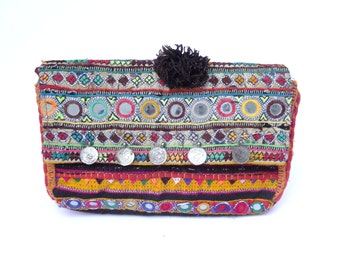 Vintage Indian Fabric Taj Bag 3
