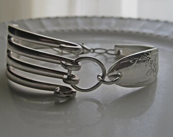 Fork Bracelet Silverplate antique