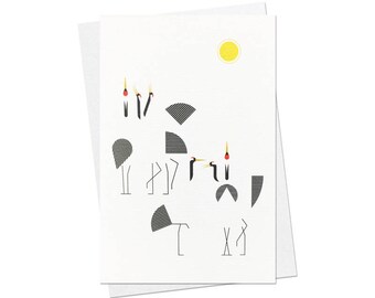87 / card / red-crowned crane