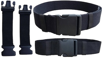 38mm 50mm Adjustable Webbing Belt (1.5" , 2") Waist Extension Travel Bum Bags