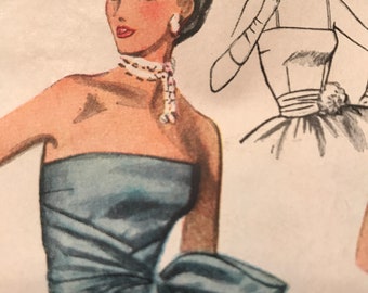 Vintage Halter and Strapless Top With Variations---Simplicity 4320---Size 13 Bust 31
