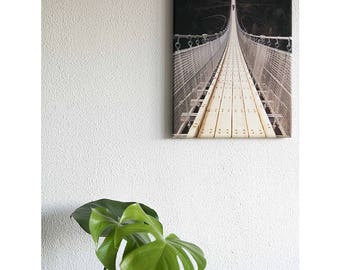 The Geierlay suspension Bridge in Germany on canvas