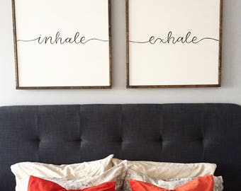 Inhale Exhale Wall Art