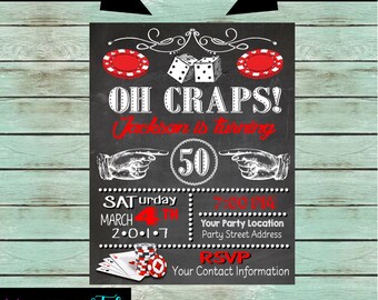 Blackjack Party Invitations 9