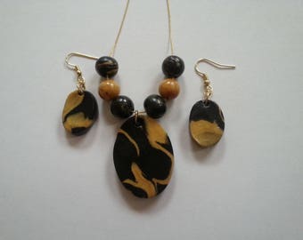 Marbled Polymer Clay Jewelry