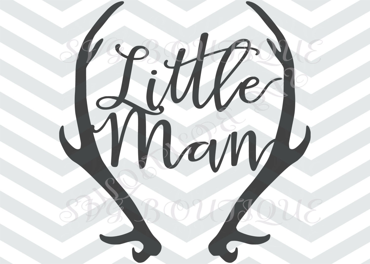 Download LIttle Man SVG CUT File, Baby Boy SVG File, Antler Deer ...