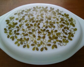 Oval Pyrex Casserole Dish Verde