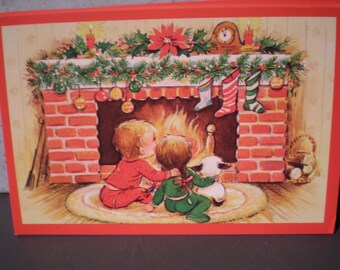 Vintage 1980's Unused Christmas Postcards - Set Of 17
