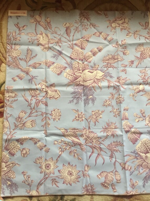 Country Cape cod Shore English Shell Toile Print by