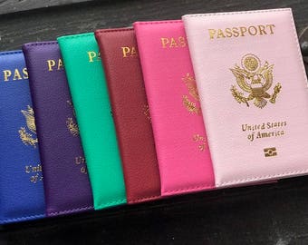 New! Passport Cover, Passport Holder, Passport Folder, Travel Passport Holder, Travel Accessories