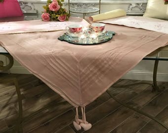 Pink Tablecloth Chic