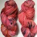 Crescent Hand Dyed Superwash Merino Wool/Polyamide Fingering Weight Yarn, Festival Colorway