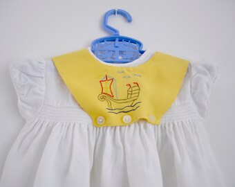 Toddler Dress, Vintage Toddler Dress, Summer Toddler Dress, Little Girls Dress White Baby Dress, Baby Girl Dress