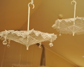 White Lace Umbrella, White umbrella, Wedding Umbrella, Bridal Shower Umbrella, Parasol, Bridal Umbrella, Hanging Umbrella, Fancy Umbrella