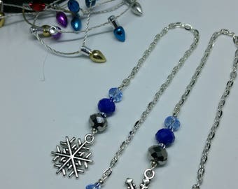 Silver Snowflake Christmas Ornaments