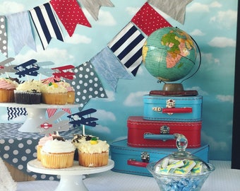 Fabric flag banner (narrow)