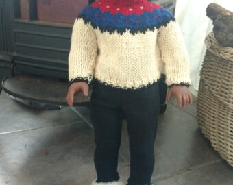 Flag In the Snow Sweater Set