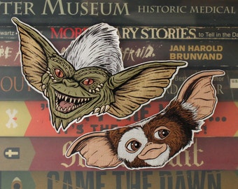Gremlins Cut Out Sticker Gizmo and Stripe