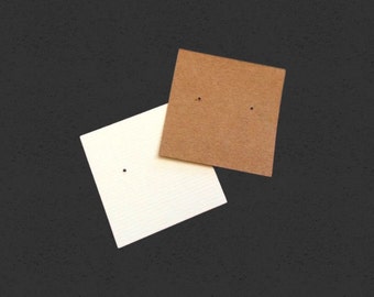 Post earring cards, Set of 40, jewelry display card, earring tag, printed jewelry card