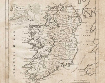 Map of Ireland -1764