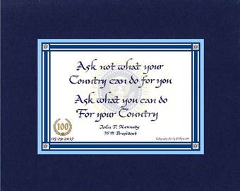 Ask Not What Your Country Can Do For You