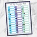 Daily Tabs: School Activities / Homeschool Stickers, Happy Planner, Erin Condren, Doki, Personal, A5, and any other size planners