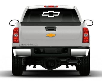 Chevrolet Bowtie Vinyl Decal Car Truck Window Large Chevy Logo Sticker