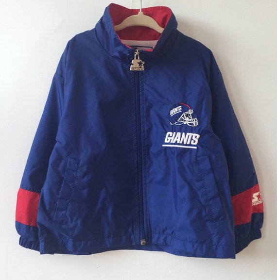 New York Giants Windbreaker Starter Jacket Little Kids Size