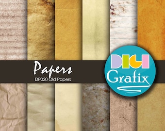 SALE Old Paper Digital Paper - Old papers, Old papers Digital Paper, Printable Paper, Old papers Birthday Party, Old papers