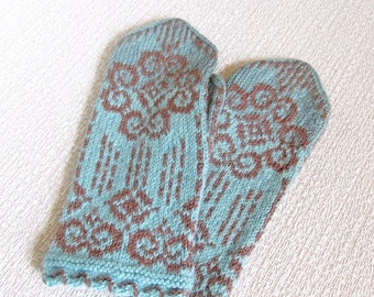 Mittens knit Mittens Woman mittens Warm mittens Knitted mittens Cable mittens Wool knit gift Mother day gift for mother Spring gift