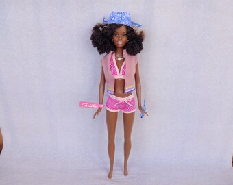 Barbie Christie doll cali California girl,barbie doll, barbie clothes, vintage barbie, collector doll Doll art supply