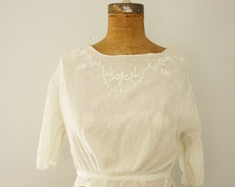 1910s blouse | vintage edwardian shirtwaist