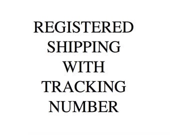 Envío registrado con número de seguimiento