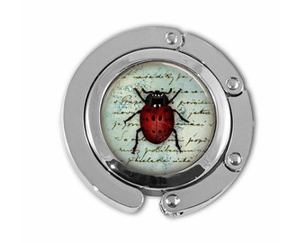 Ladybug Ladybird Insect Bug Women's Accessories Purse Hook Purse Hanger Handbag Holder Umbrella Hanger